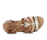 Girls' Soda Little Kid & Big Trader Wedge Sandals