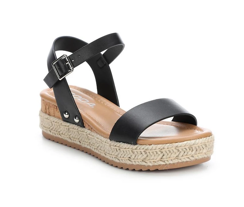 Girls' Soda Little Kid & Big Treasure Wedge Sandals