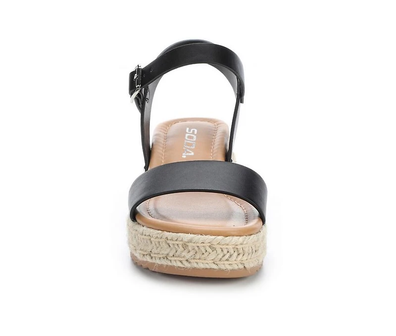 Girls' Soda Little Kid & Big Treasure Wedge Sandals