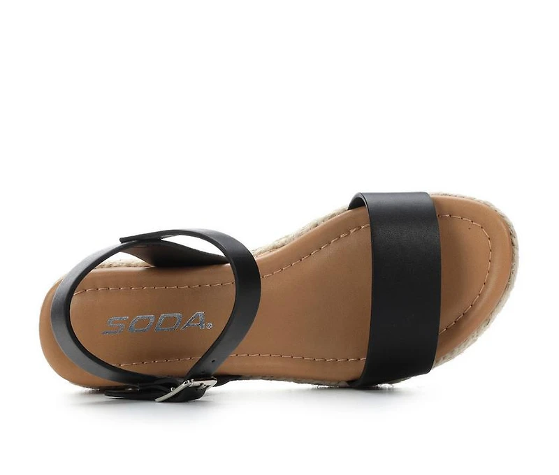 Girls' Soda Little Kid & Big Treasure Wedge Sandals
