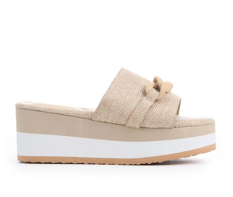 Women's Pierre Dumas Saint-3 Platform Wedge Sandals