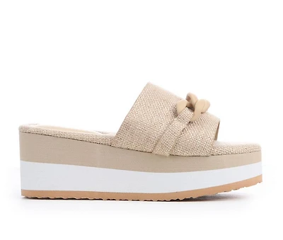 Women's Pierre Dumas Saint-3 Platform Wedge Sandals