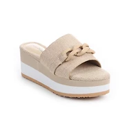 Women's Pierre Dumas Saint-3 Platform Wedge Sandals