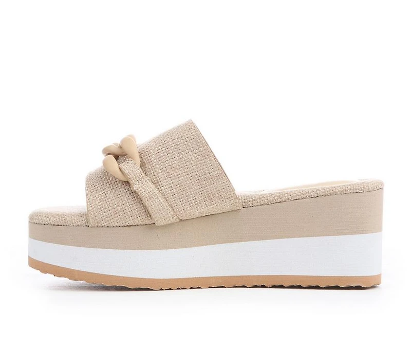 Women's Pierre Dumas Saint-3 Platform Wedge Sandals