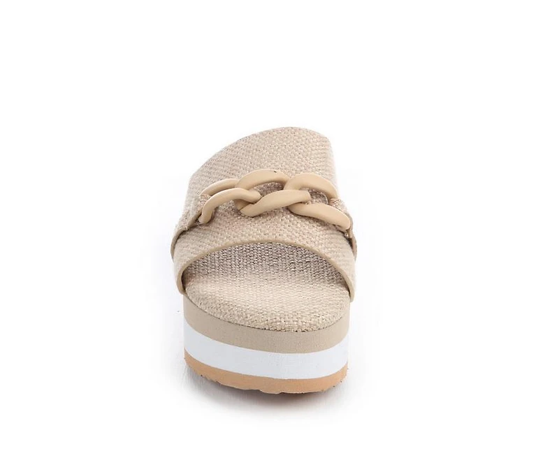 Women's Pierre Dumas Saint-3 Platform Wedge Sandals