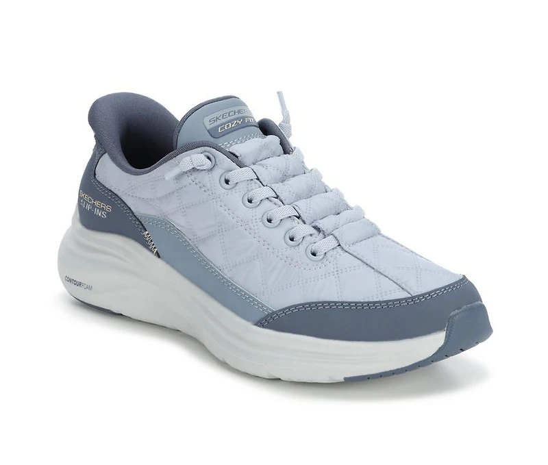 Women's Skechers 150404 Cozy Fit Contour Foam Slip Walking Shoes