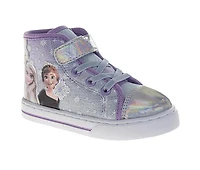 Girls' Disney Toddler & Little Kid Frozen Hi Top Sneakers