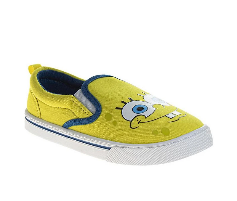 Boys' Nickelodeon Little Kid SpongeBob & Patrick Slip On Shoes
