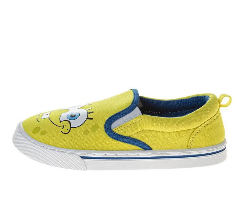 Boys' Nickelodeon Little Kid SpongeBob & Patrick Slip On Shoes