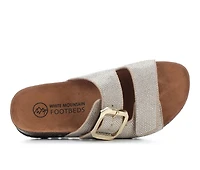 Women's White Mountain Granitas Footbed Sandals
