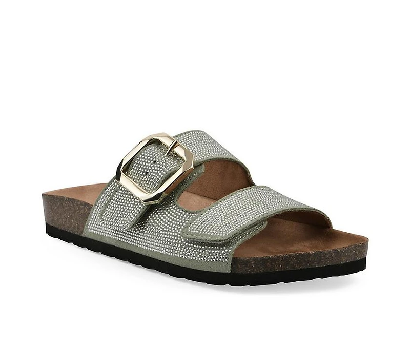 Women's White Mountain Granitas Footbed Sandals