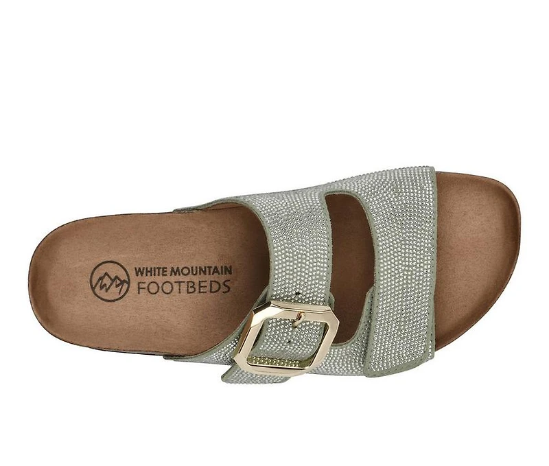Women's White Mountain Granitas Footbed Sandals