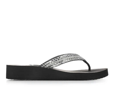 Women's Yellow Box Jovina Wedge Flip-Flops