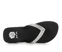 Women's Yellow Box Jovina Wedge Flip-Flops