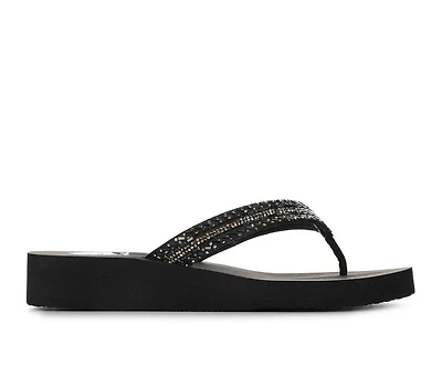 Women's Yellow Box Jovina Wedge Flip-Flops