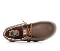 Men's HEYDUDE Wally Waxed Canvas Casual Shoes