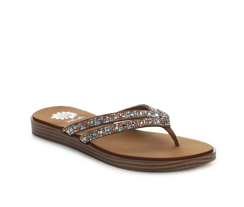 Women's Yellow Box Dayton Flip-Flops