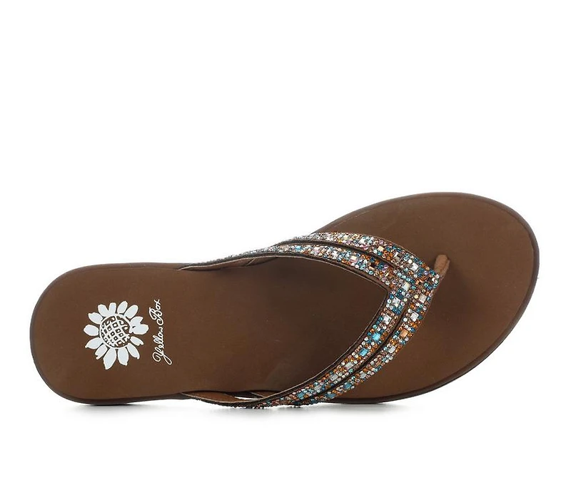 Women's Yellow Box Dayton Flip-Flops