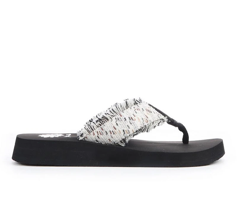 Women's Yellow Box Falsya Flip-Flops