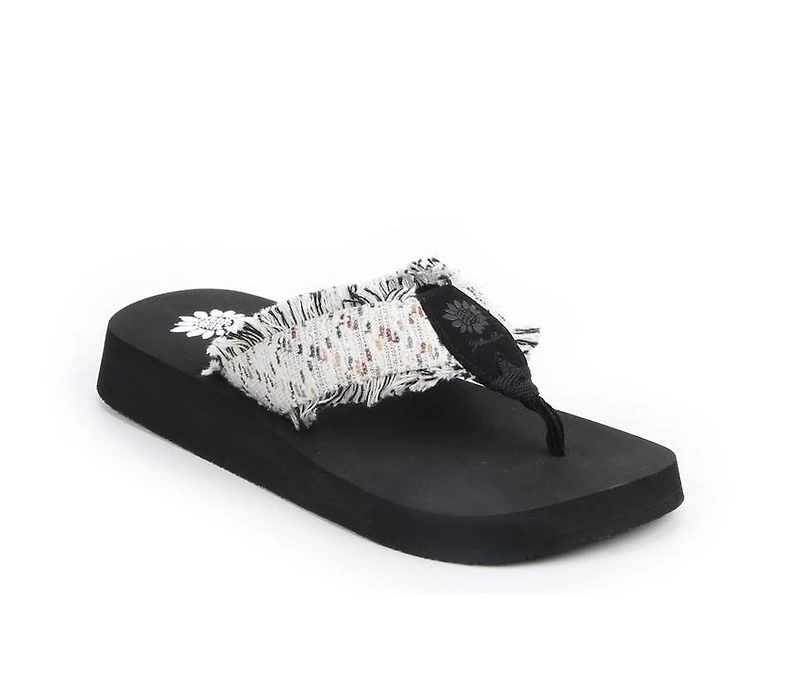 Women's Yellow Box Falsya Flip-Flops