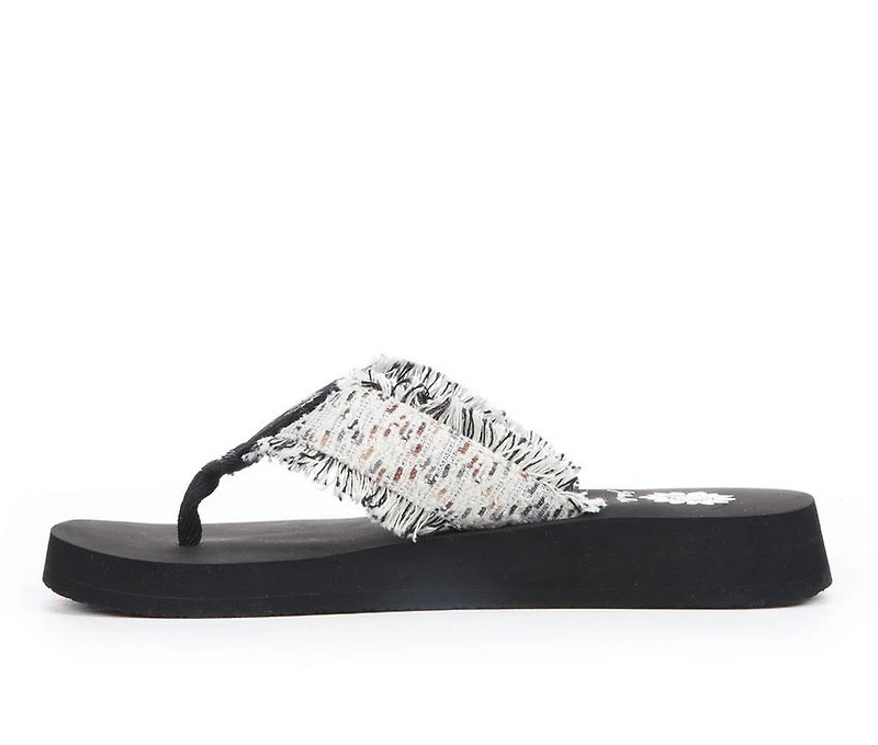 Women's Yellow Box Falsya Flip-Flops