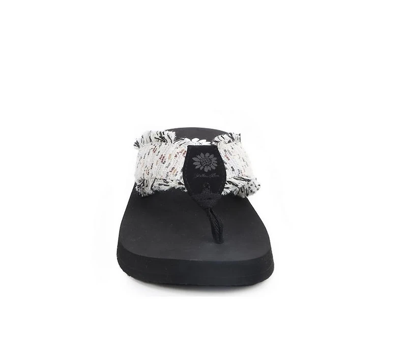 Women's Yellow Box Falsya Flip-Flops