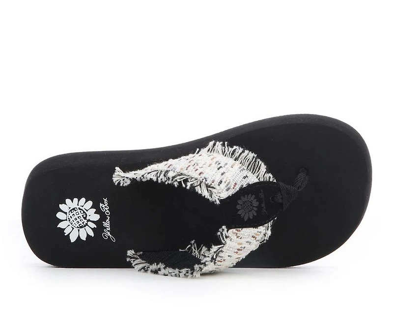 Women's Yellow Box Falsya Flip-Flops