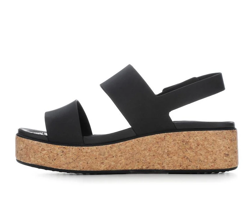 Women's Crocs Brooklyn Cork Low Wedge Sandals