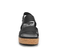 Women's Crocs Brooklyn Cork Low Wedge Sandals