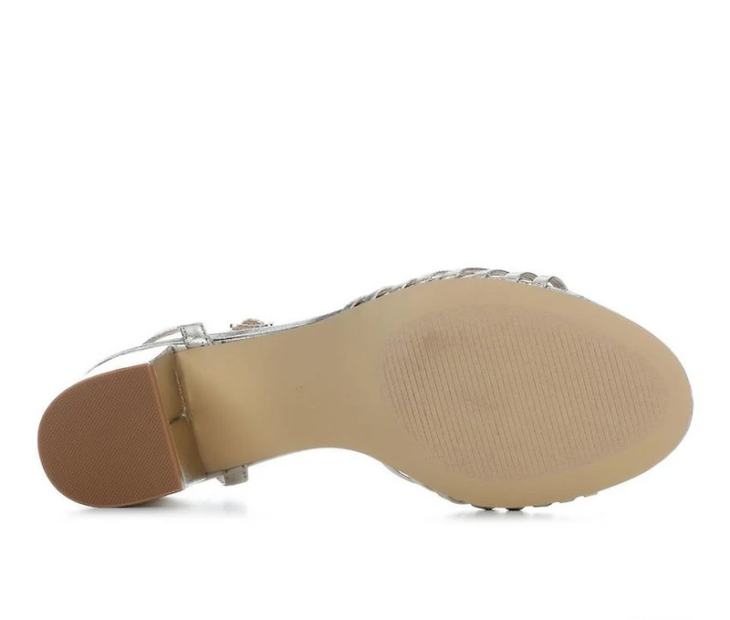 Women's American Glamour BadgleyM Essence Special Occasion Heeled Sandals