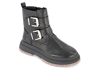 Girls' DKNY Little Kid & Big Crissa Buckles Moto Boots