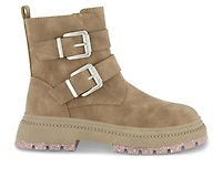 Girls' DKNY Little Kid & Big Kid Crissa Buckles Moto Boots