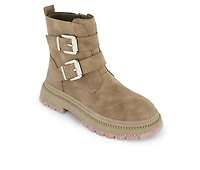 Girls' DKNY Little Kid & Big Kid Crissa Buckles Moto Boots