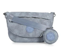 Sam & Libby Denim Crescent Shoulder Handbag