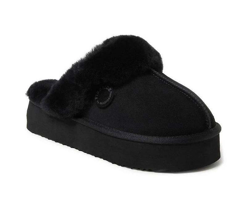 Fireside by Dearfoams Melton Scuff Slippers