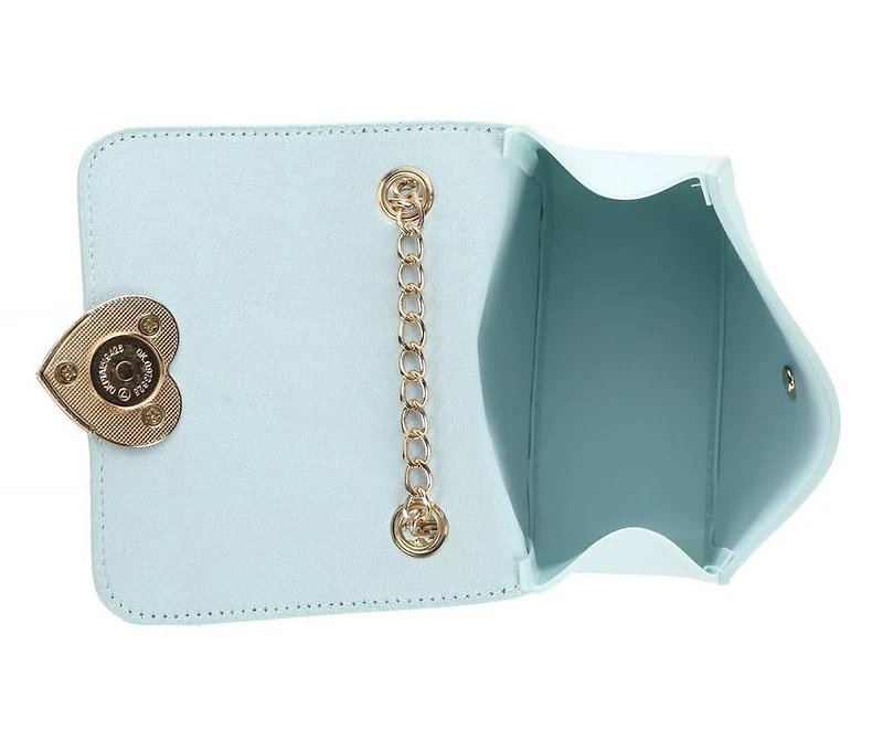 Olivia Miller Top Handle Heart Clasp Handbag