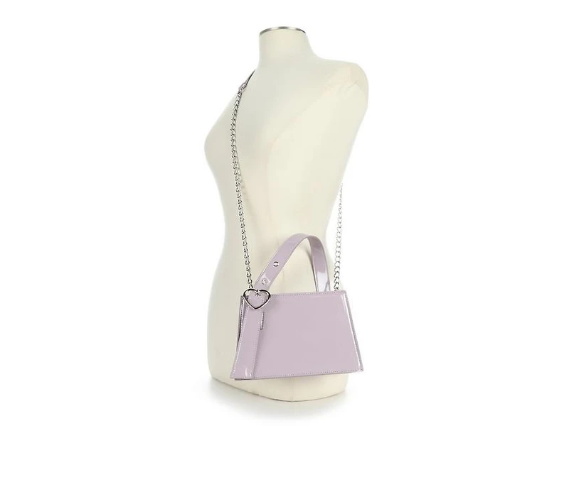 Olivia Miller Heart Assymetrical Top Handle Handbag