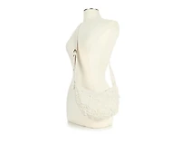 Olivia Miller Denim Crescent Handbag