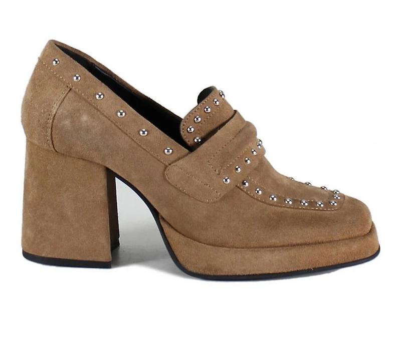 Women's DIBA TRUE Song Notes Heeled Loafers