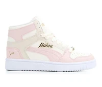 Girls' Puma Big Kid Rebound Layup Bling High Top Sneakers
