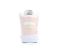 Girls' Puma Big Kid Rebound Layup Bling High Top Sneakers