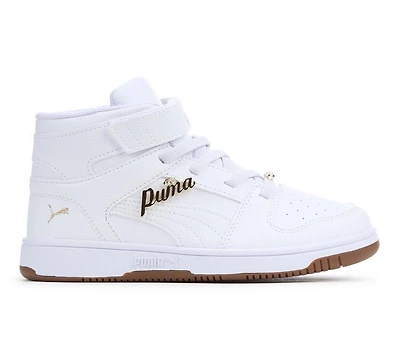 Girls' Puma Little Kid Rebound Layup Bling Sneakers