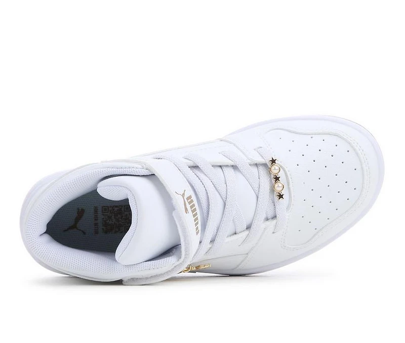 Girls' Puma Little Kid Rebound Layup Bling Sneakers