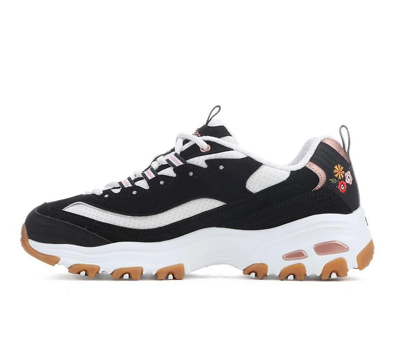 Women's Skechers 150553 Dlites Floral Sneakers