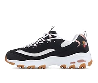 Women's Skechers 150553 Dlites Floral Sneakers