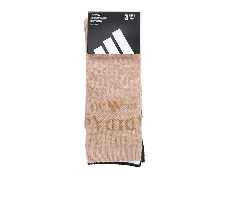 Adidas 3P Mens Sport Crew Socks