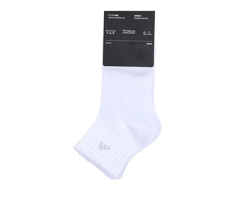 Adidas 3P Womens Sport Fashion Ruffle Quarter Socks