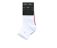 Adidas 3 Pack Womens Sport Fashion Ruffle Quarter Socks
