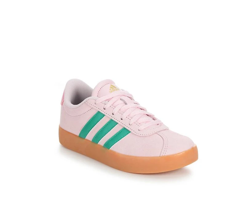 Girls' Adidas Little Kid & Big VL Court 3.0 Suede Sneakers