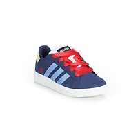 Kids' Adidas Grand Court 00's Snow White Sneakers